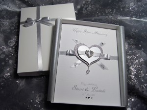 Everlasting Silver - Handmade Anniversary Card