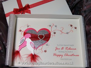 Christmas Duet - Luxury Handmade Card