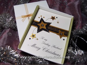 Stardust Luxury Handmade Christmas Card