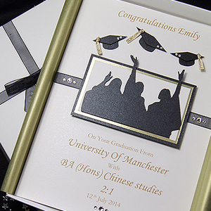 Picture featuring a Graduation card