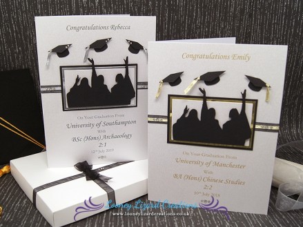 Graduation Day: Handmade to order and available in a choice of Silver or Gold