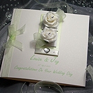 Click to view 'Chloe' - Handmade Luxury Wedding Card 'Chloe' - Handmade Luxury Wedding Card