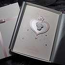 Click to view 'Cinderella - Pink' Luxury Handmade Wedding Card 'Cinderella - Pink' Luxury Handmade Wedding Card