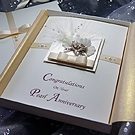 Click to view 'Kirika' Handmade Luxury Anniversary Card 'Kirika' Handmade Luxury Anniversary Card