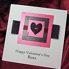Click to view 'Reece' - Handmade Valentines Card 'Reece' - Handmade Valentines Card