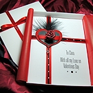 Click to view 'Scarlett' - Luxury Handmade Valentines Card 'Scarlett' - Luxury Handmade Valentines Card