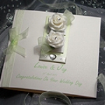 Click to view 'Chloe' - Handmade Luxury Wedding Card 'Chloe' - Handmade Luxury Wedding Card