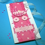 Click to view Special Delivery - Girl - Handmade New Baby Card Special Delivery - Girl - Handmade New Baby Card