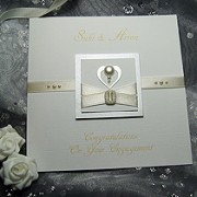 Pearl - Handmade Engagement Card