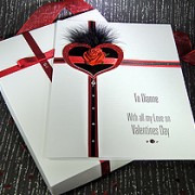 Scarlett - Luxury Handmade Valentines Card