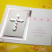 Zara - Handmade Christening Card 