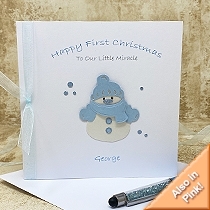 Product shot for: Noel Frost - Baby's 1st Christmas Card