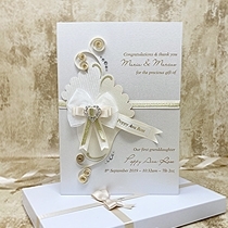 Product shot for: Oh So Cherished- Luxury New Baby Card