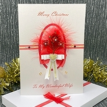 Product shot for: Christmas Rose - Luxury Christmas Card