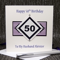 Product shot for: Diamond Geezer - Handmade Birthday Card