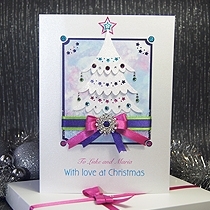 Luxury Personalised Christmas Cards 2016, makes someones christmas sparkle