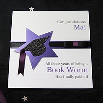 Product shot for: Star Achievement - Handmade Graduation Card