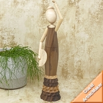 Product shot for: The Flamenco - Wooden Carving
