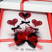 Product shot for: Valentine Bouquet - Luxury Valentine Card