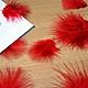 Click to add: Confetti Feathers - Red