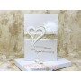 Crystal - A simple yet stunning design featuring a hanging crystal heart, presented in a decorated gift box