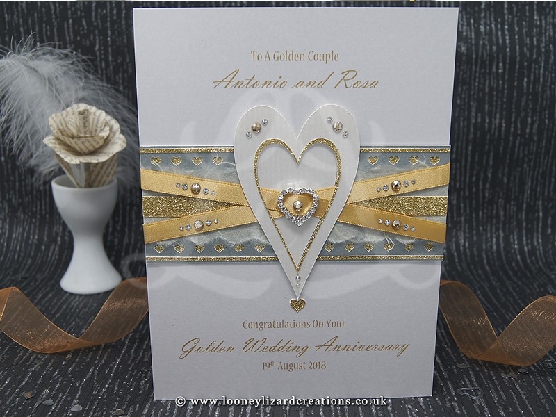 entwined luxury anniversary card