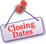 Closing dates logo