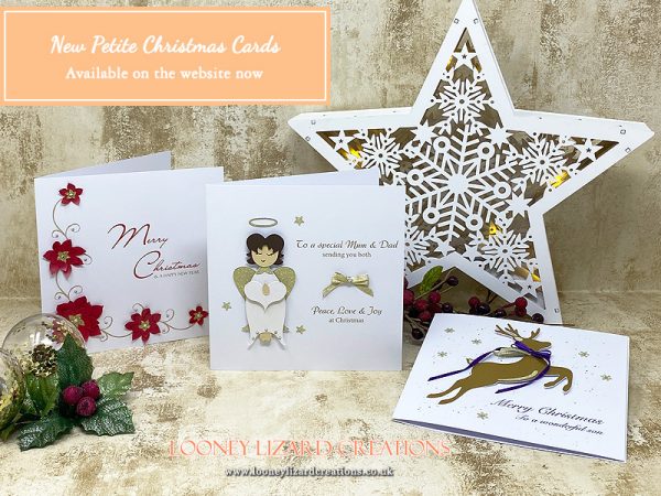 Three new petite christmas cards