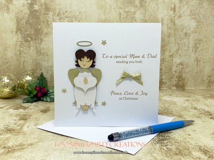 Angel - Handmade Christmas Card
