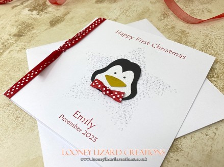 Baby Penguin - First Christmas Card