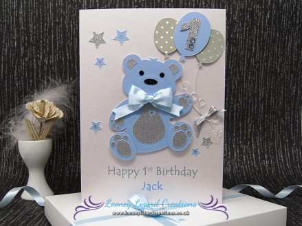 personalised 1st birthday teddy bears