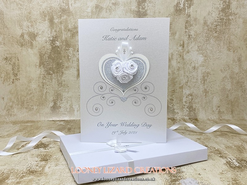 Luxury Boxed Handmade Birthday Card For Her - 'Sweetheart