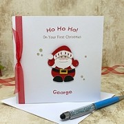 Jolly Santa - Handmade 1st Christmas Card