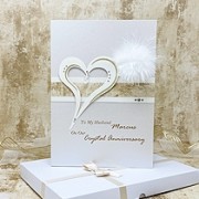 Crystal - Luxury Handmade Anniversary Card
