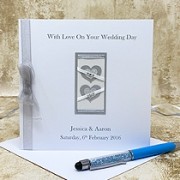 Two Hearts - Handmade Wedding Card
