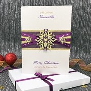 Winter's Kiss - Handmade Luxury Christmas Card