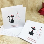 Christmas Pets - Handmade Christmas Card Pack