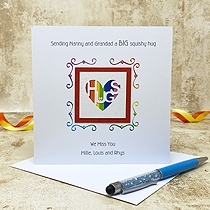 Product shot for: A Squishy Hug - Get Well Card