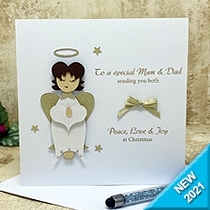 Product shot for: Angel - Handmade Christmas Card