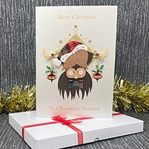 Product shot for: Angus - Luxury Christmas Card