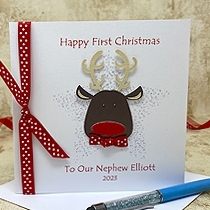 Product shot for: Baby Reindeer - First Christmas Card
