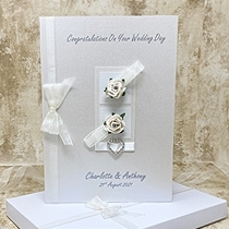 Product shot for: Chloe - Handmade Luxury Wedding Card
