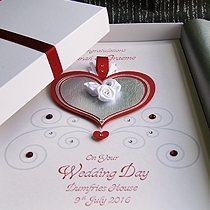 Personalised Handmade Wedding Cards Looneylizardcreations Co Uk