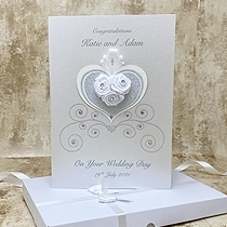 Product shot for: Cinderella - Handmade Luxury Wedding Card