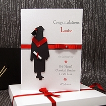 Product shot for: The Graduate (Female) - Luxury Graduation Card