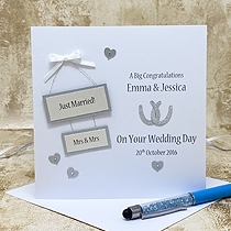 Product shot for: Hitched - Handmade Wedding Card
