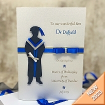 Product shot for: The Doctorate (Male) - Luxury Graduation Card