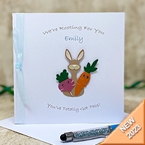Product shot for: Rootin' - Handmade Good Luck Card