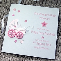 Product shot for: Precious - Handmade New Baby Card