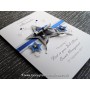 Dedication: Personalised luxury graduation card, handmade to order and personalised with their graduation details.